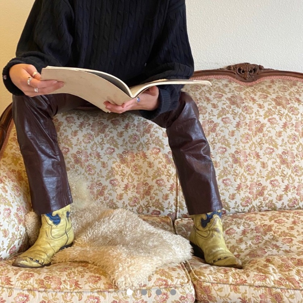 Gap Genuine Leather Pants